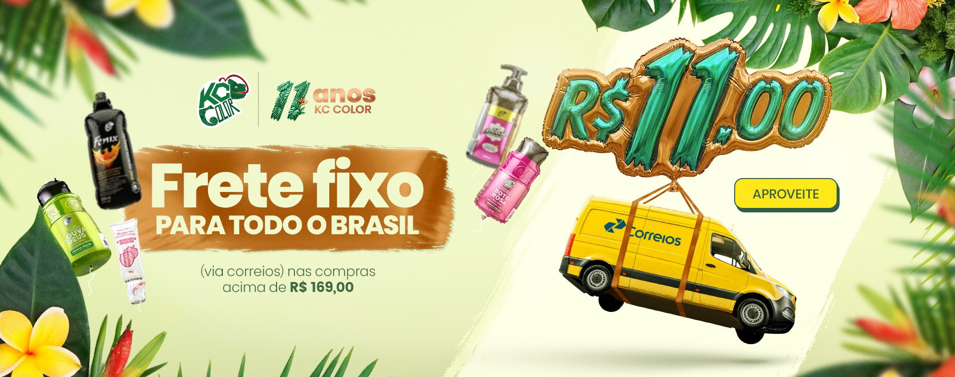 Frete Fixo R$ 11,00 Aniversário KC