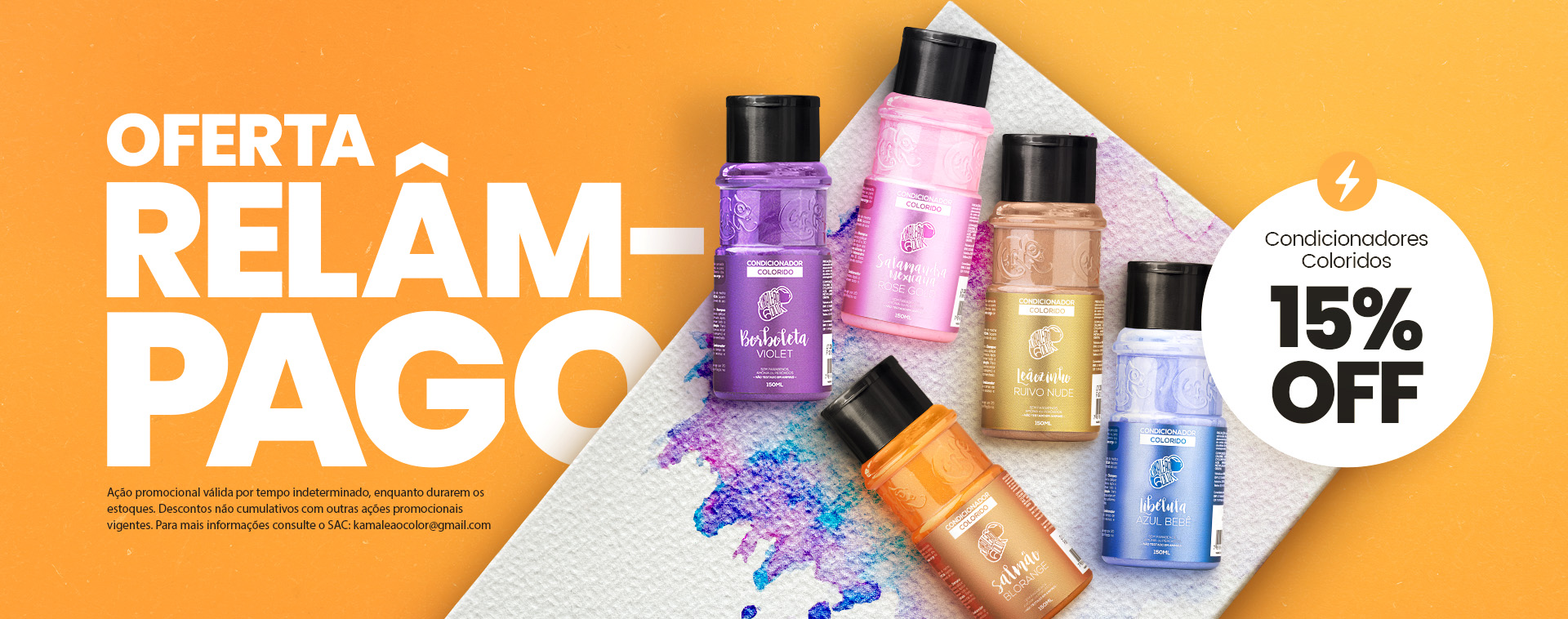 Aniversário KC - Condicionadores Coloridos